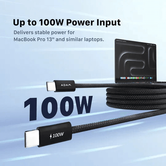Adam Elements - Ilinio C100 Charging Cable C to C - Isi 2 - Fast Charging Kabel Charger - Cable Magnetic 100W - SFI Group - 2