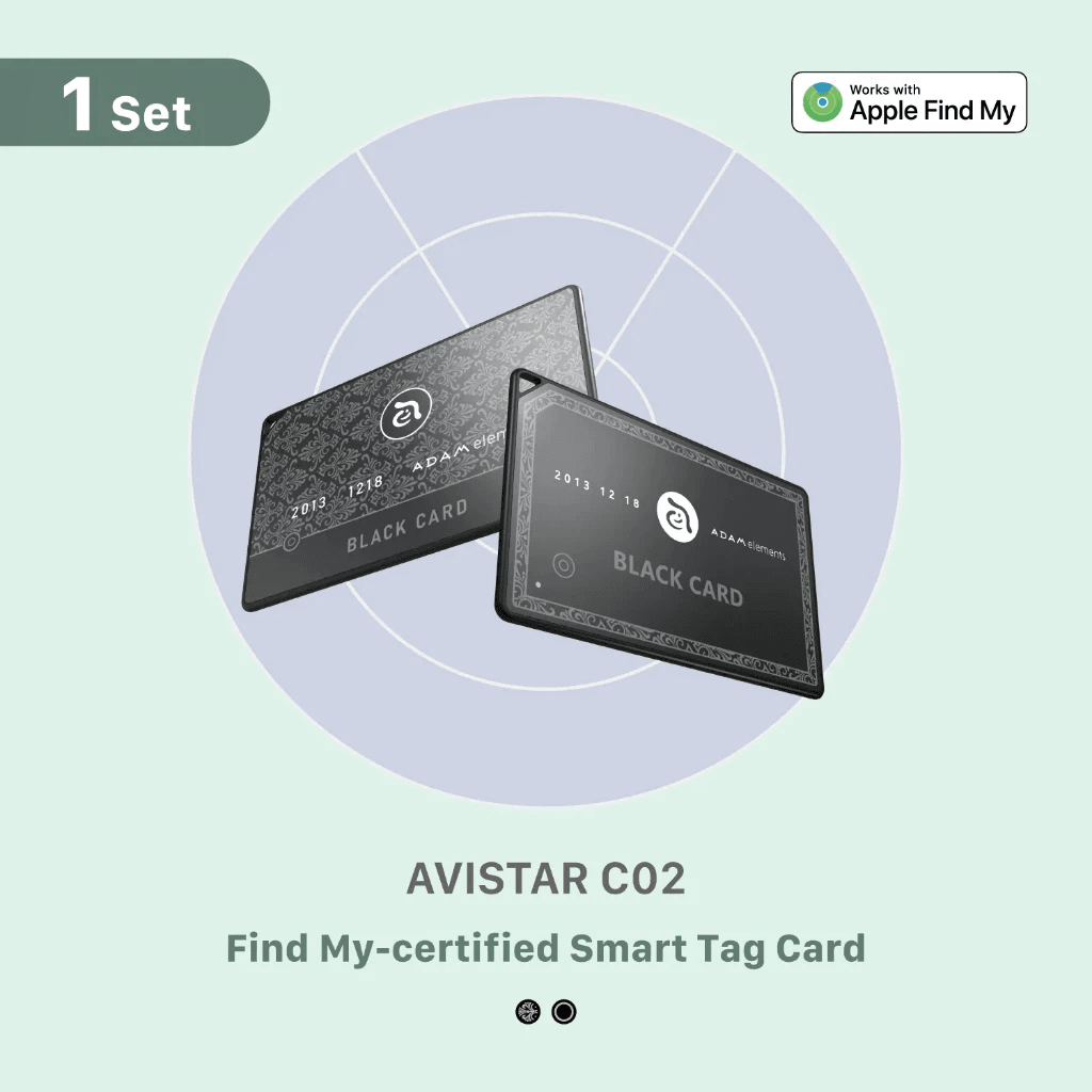 Adam Elements - Avistar C02 Tracker Card Pelacak Nano Smart Tag Card iOS Android - 3