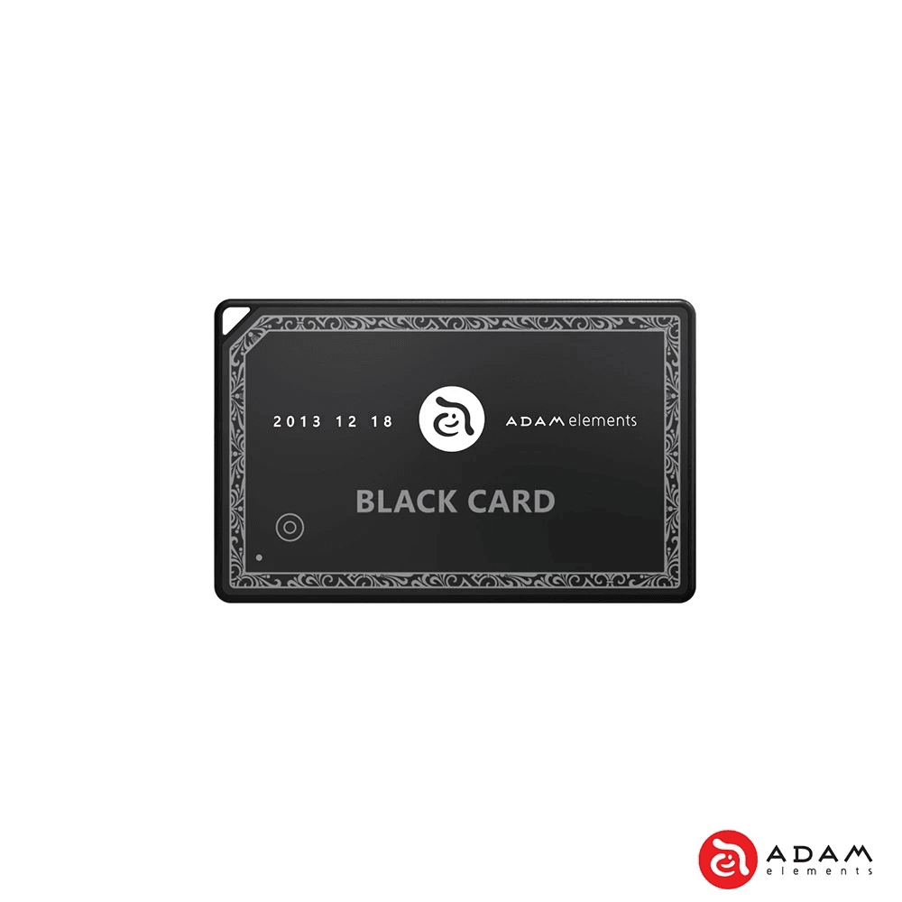 Adam Elements - Avistar C02 Tracker Card Pelacak Nano Smart Tag Card iOS Android - Classic Black
