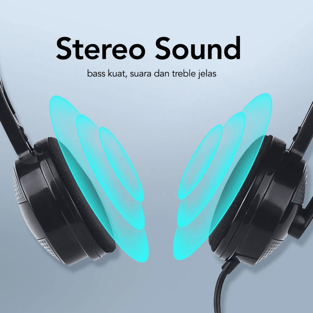 Micropack Headphone - USB Stereo - Microphone For Laptop & PC - Noise Free - Adjustable Headband - MHP-03 - SFI Group - 4