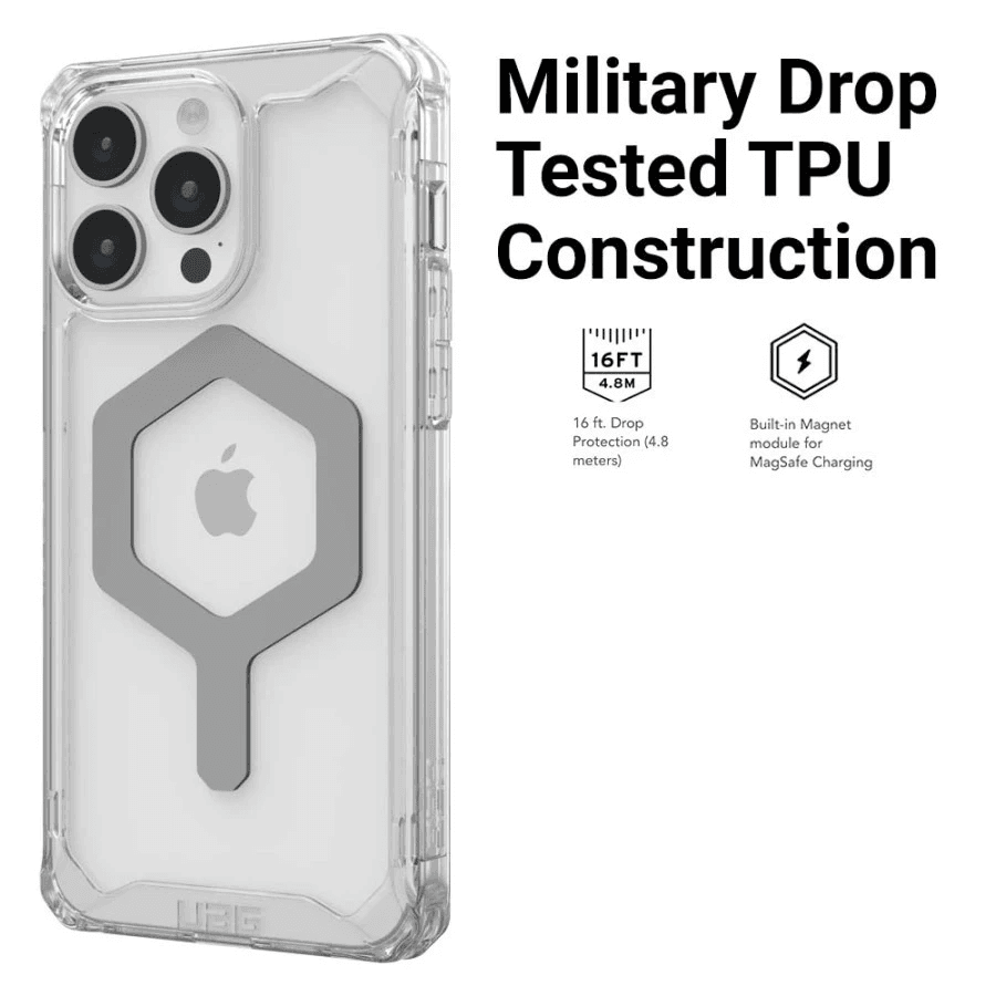 UAG Plyo Case iPhone 15 Pro / 15 Pro Max - Clear Magsafe Casing ProMax - SFI Group - 4
