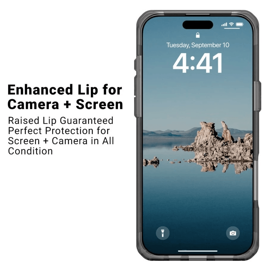 UAG Plyo Case iPhone 16 Pro / 16 Pro Max - Clear Magsafe Casing ProMax - Ice/White - SFI Group - 4