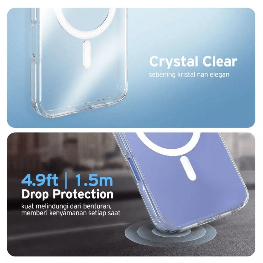 IFROGZ MAGSAFE CASE FOR IPHONE 16 PLUS / 16 PRO / 16 PRO MAX CLEAR SNAP CASING ProMax - SFI Group - 4