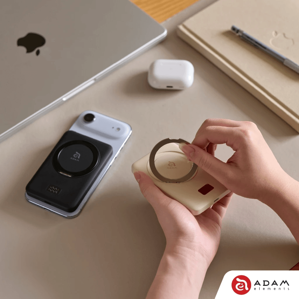 Adam Elements - Vionta B10 Powerbank Magnetic 10.000 mAH - Power Bank Solid State Foldable Stand Kickstand 10000 Fast Charging - 4