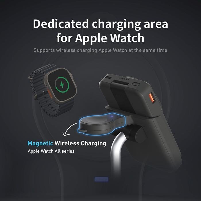 Adam Elements - Magnetic Wireless Charger Charging Station - 10000 mAh - MAG 5 (5-In-1) - SFI Group - 4