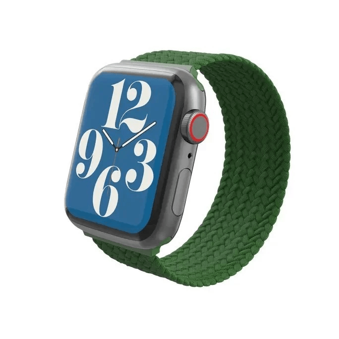 GEAR4 Strap Apple Watch Nylon Sport Loop Strap Watch Jam Tangan Smartwatch Braided 45mm/44mm/42mm - SFI Group - Forest Green