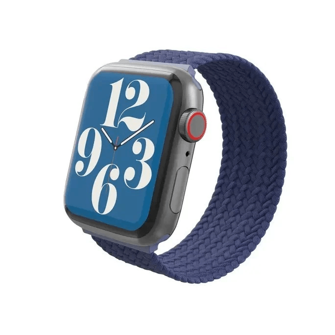 GEAR4 Strap Apple Watch Nylon Sport Loop Strap Watch Jam Tangan Smartwatch Braided 45mm/44mm/42mm - SFI Group - Navy Blue