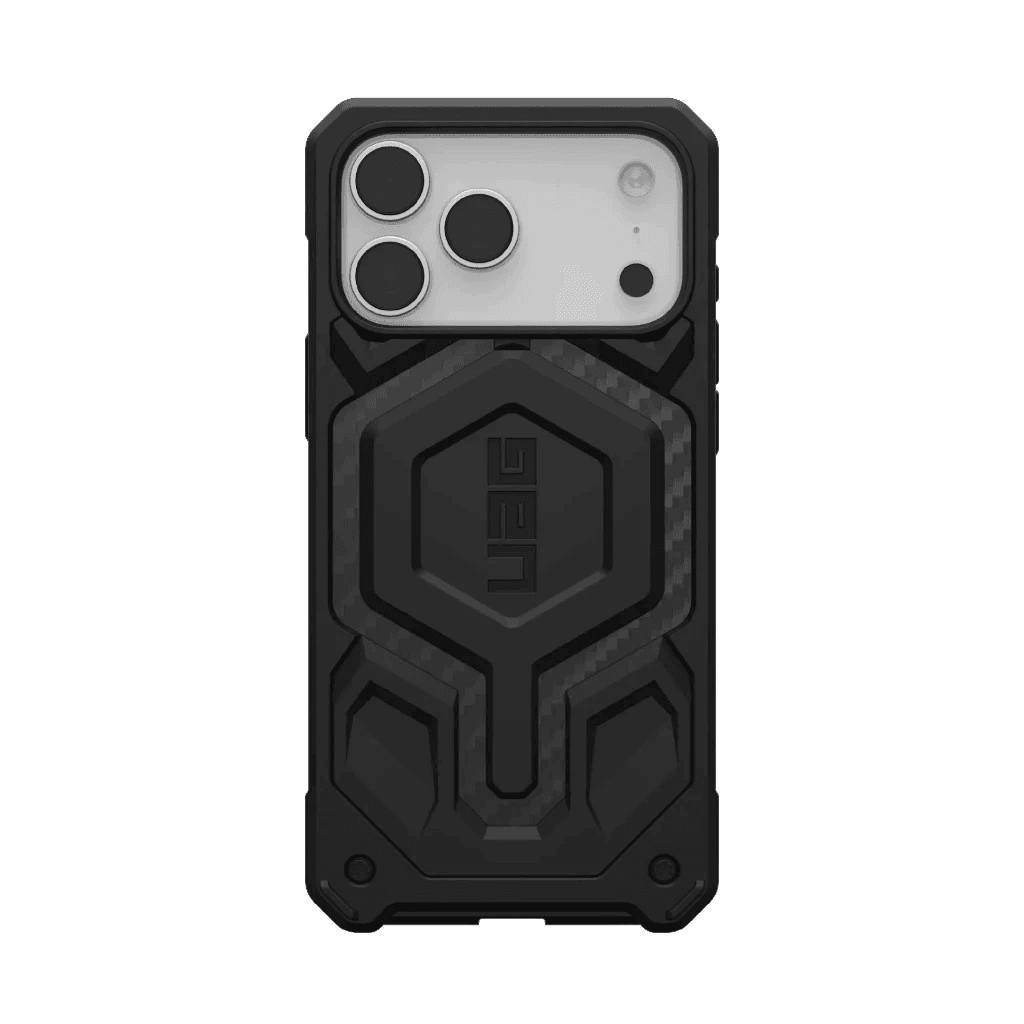 UAG Case For iPhone 17 Pro 17 Pro Max - Casing Iphone 17 Monarch Pro MagSafe ProMax - SFI Group - Carbon Fiber