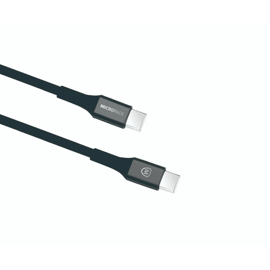 Micropack Cable C to C - Super Fast Charging & Strong Cable - 60watt - Kabel 2 Meter - MC-CC23 - SFI Group - Black