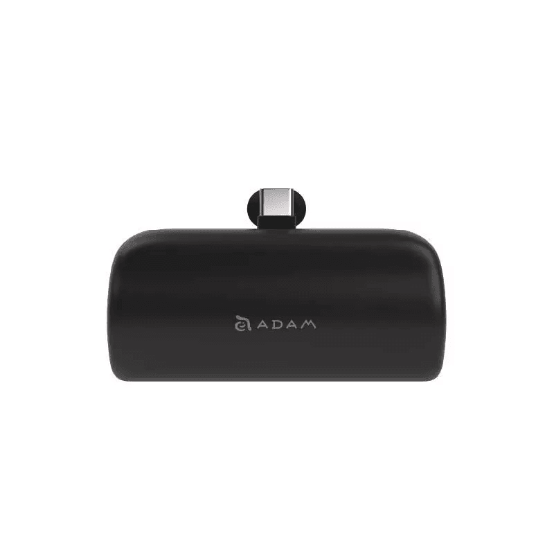 Adam Elements Power Bank Pocket 5000 mAh - Gravity P5C - Fast Charging Mini Powerbank - APBADGVP5C - SFI Group - Black