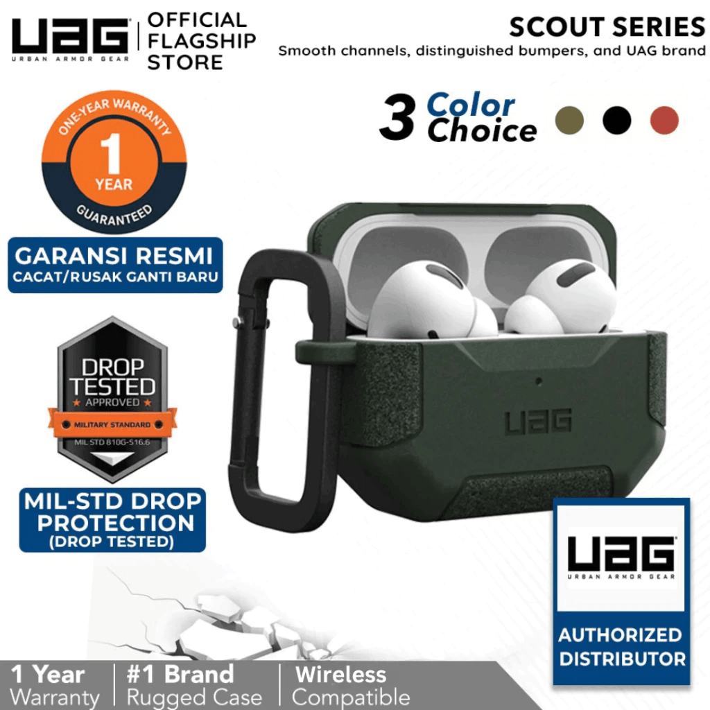 UAG Case For Airpods Pro 2nd Gen Scout Casing Air Pods - SFI Group
