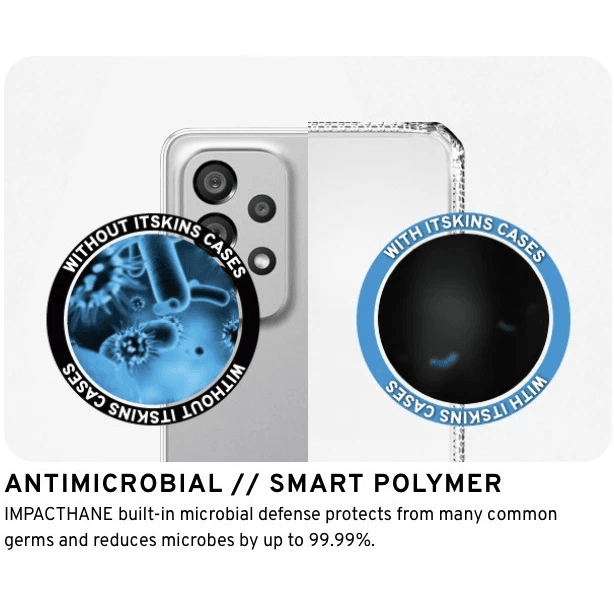 ITSKINS Case Samsung Galaxy A73 / A73 5G - Spectrum Clear - Shockproof Casing Antimicrobia - SFI Group - 5