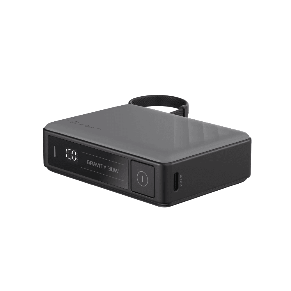 Adam Elements Power Bank 10.000 Fast Charging - Powerbank 10000 mAh - Gravity 30W - SFI Group - Grey