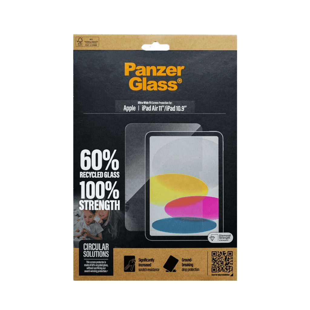 PanzerGlass Ultra Wide Fit Screen Protector For iPad Pro M4 11" / 13" 2024 | iPad Air M2 10.9" 2024 / iPad 10.9'' | Tempered Glass Anti Gores iPad - SFI Group - iPad Air11/iPad10.9"